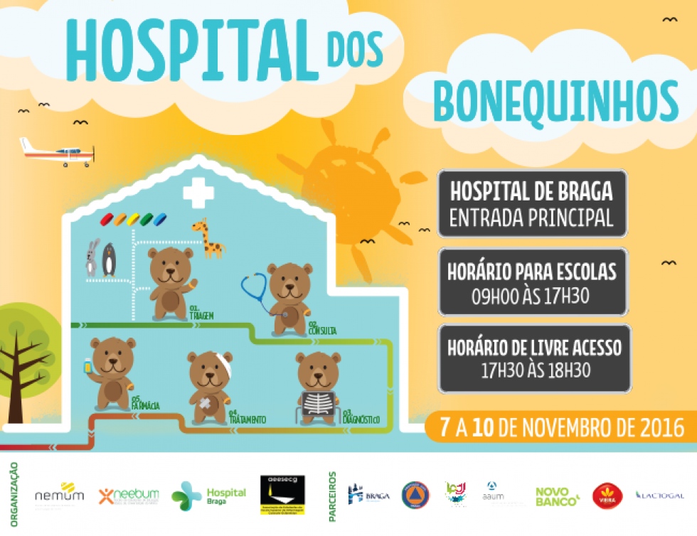 Hospital dos Bonequinhos vai receber mais de 1000 crianças em quatro dias