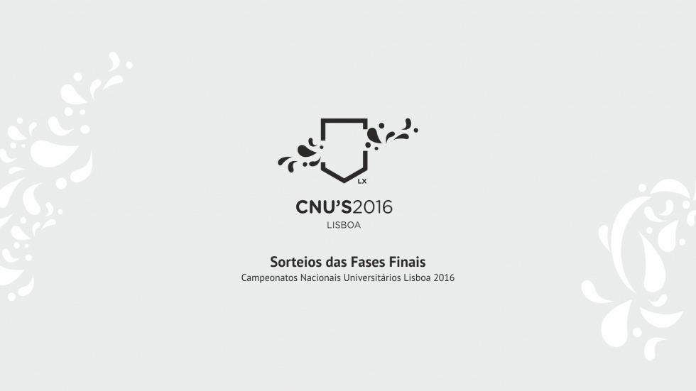 CNU's 2016: equipas da AAUM vão a sorteio esta 4.ª feira