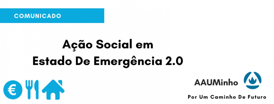 COMUNICADO | Ação Social em Estado de Emergência 2.0