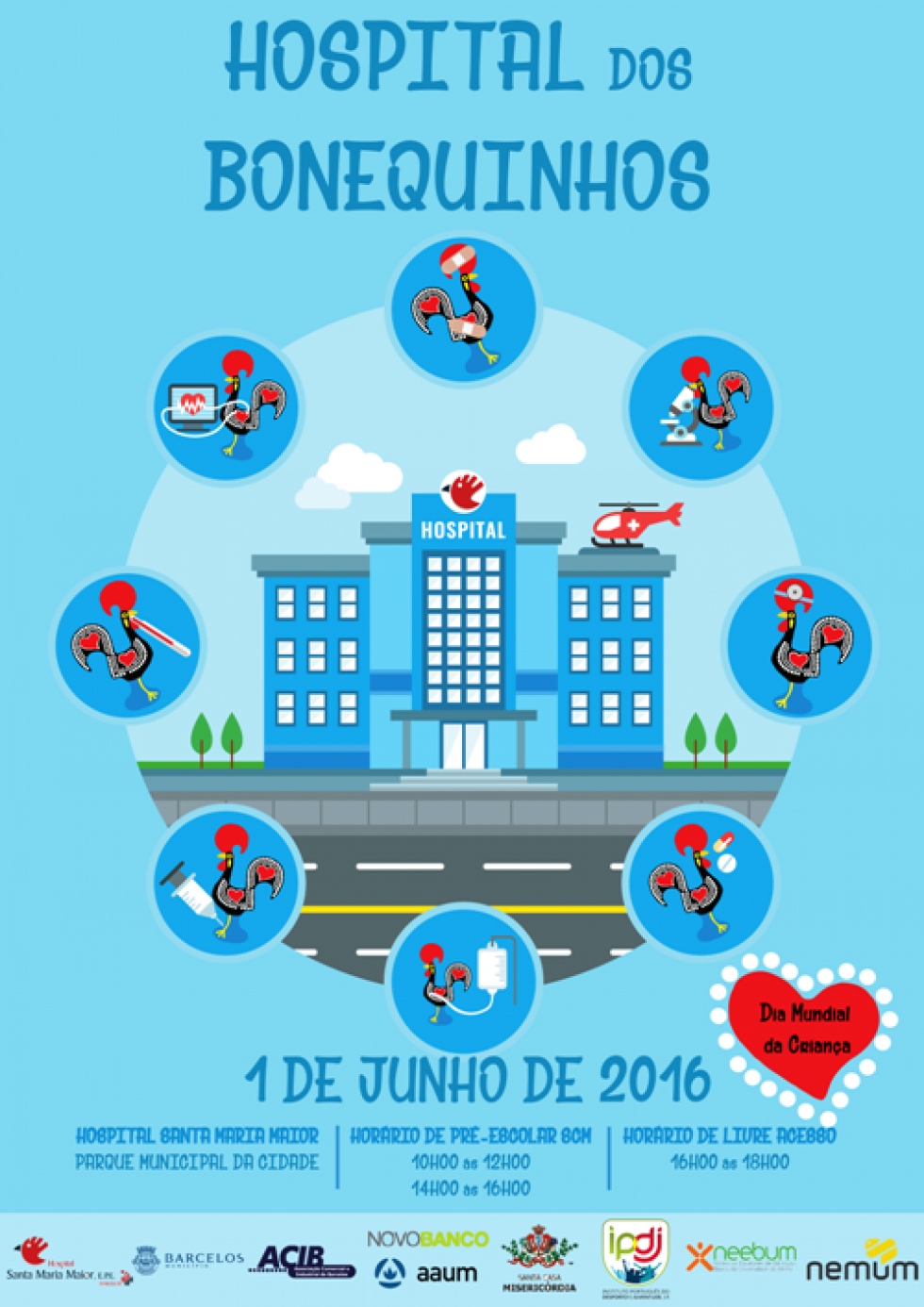 NEMUM leva Hospital dos Bonequinhos a Barcelos | 1 de junho