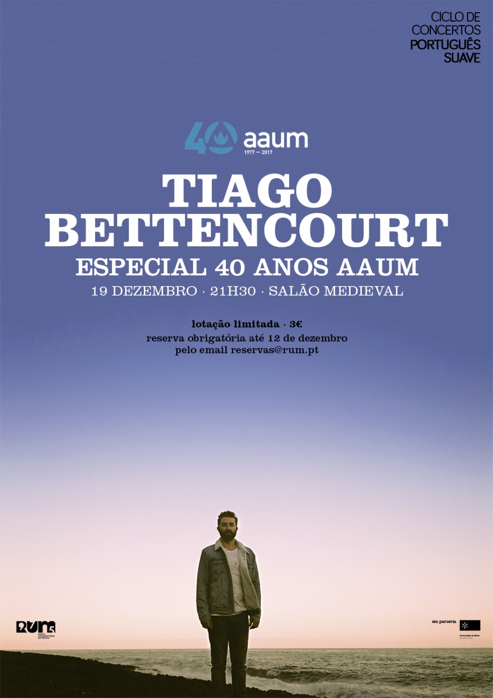 Concerto Comemorativo dos 40 anos da AAUM | Tiago Bettencourt